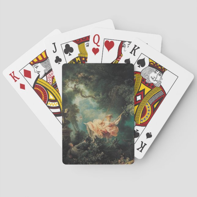 THE SWING ,green pink Poker Cards (Back)