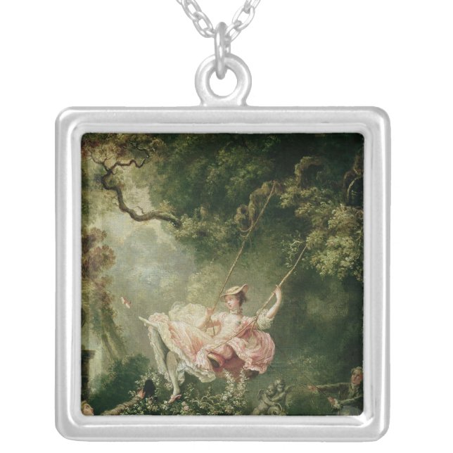 The Swing Silver Plated Necklace (Front)