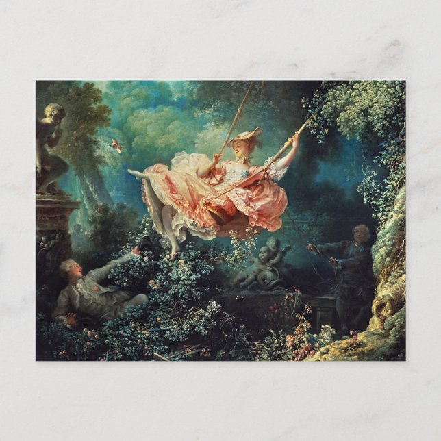 The Swing, The Happy Accidents of the Swing Postcard (Front)