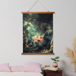 The Swing - Vintage French Rococo Art by Fragonard Hanging Tapestry