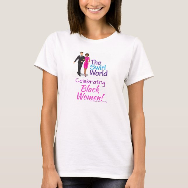 The Swirl World Logo Flow Tee (Front)