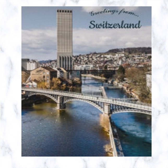 The Swissmill Tower Kornhaus Zürich Switzerland Postcard (Creator Uploaded)