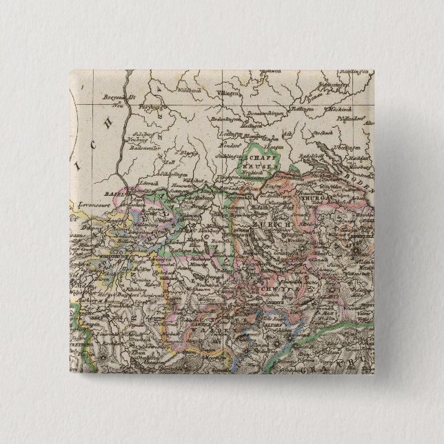 the Switzerland Pinback Button (Front)