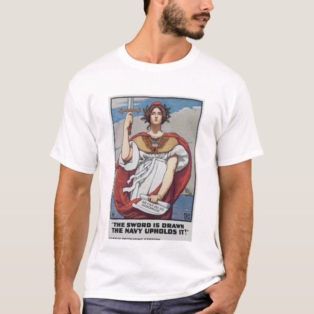 "The Sword is Drawn..." T-Shirt (Front)