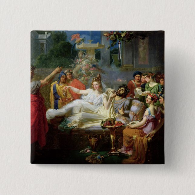 The Sword of Damocles Pinback Button (Front)