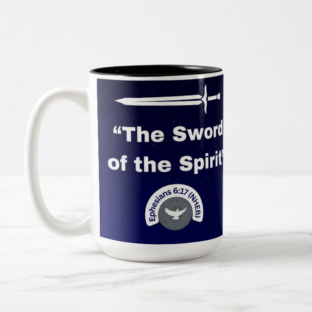 The Sword of the Spirit - Two Tone Mug (Left)