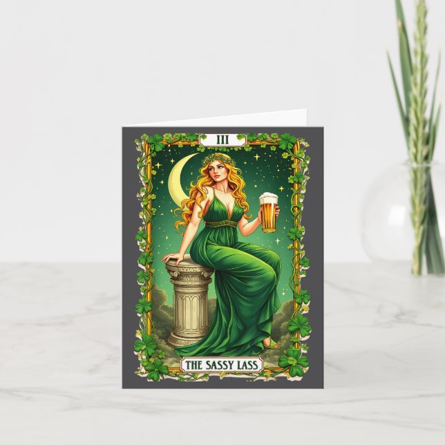 The Sy L Elegant Tarot Card St Patrick’s Day  (Front)