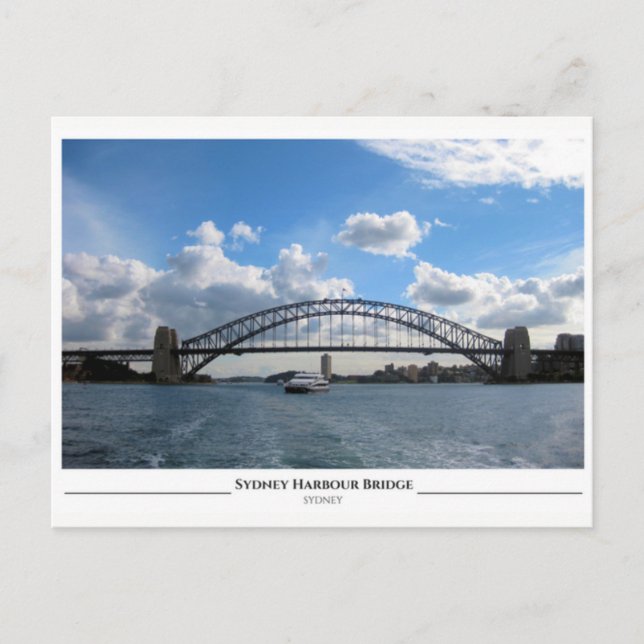 The Sydney Harbour Bridge Postcard (Front)