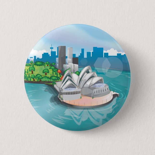 The Sydney Opera House Button (Front)