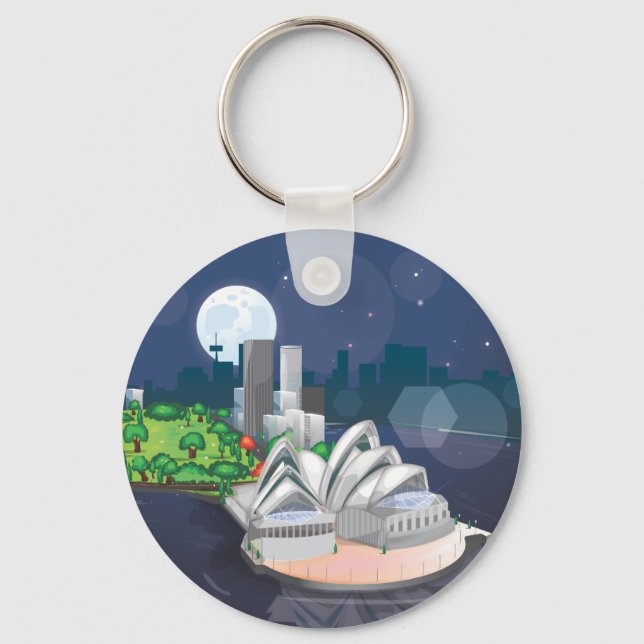 The Sydney Opera House Keychain (Front)