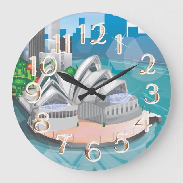 The Sydney Opera House Large Clock (Front)