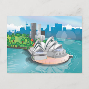 The Sydney Opera House Postcard
