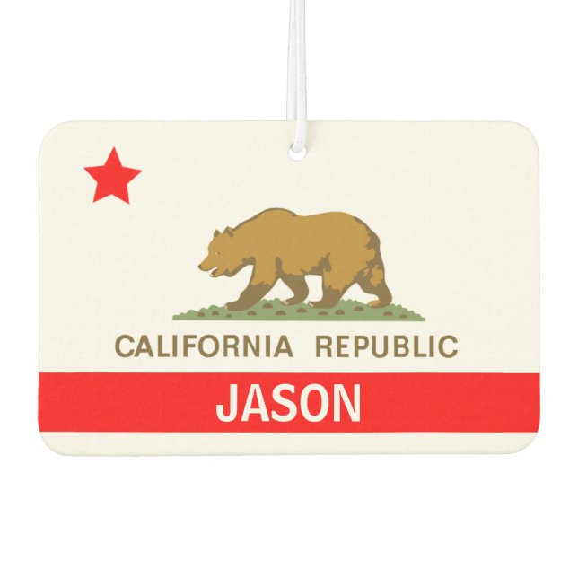 The Symbol of California Air Freshener (Front)