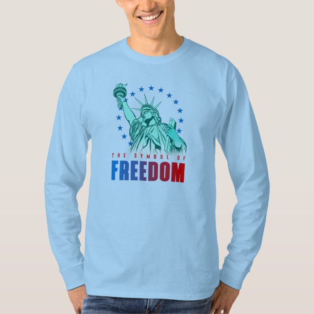 The Symbol of Freedom | Men's Long Sleeve T-Shirt (Front)