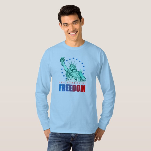 The Symbol of Freedom | Men's Long Sleeve T-Shirt (Front Full)