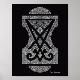 The Symbol of Lucifer Poster