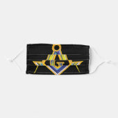 The symbol of the Freemason Adult Cloth Face Mask (Front, Folded)