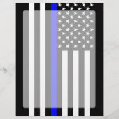 The Symbolic Thin Blue Line American Flag (Front)