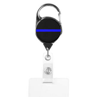 The Symbolic Thin Blue Line Badge Holder