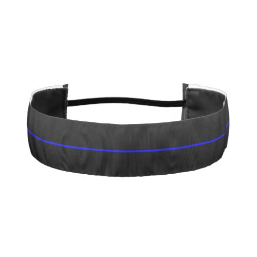 The Symbolic Thin Blue Line Concept Athletic Headband