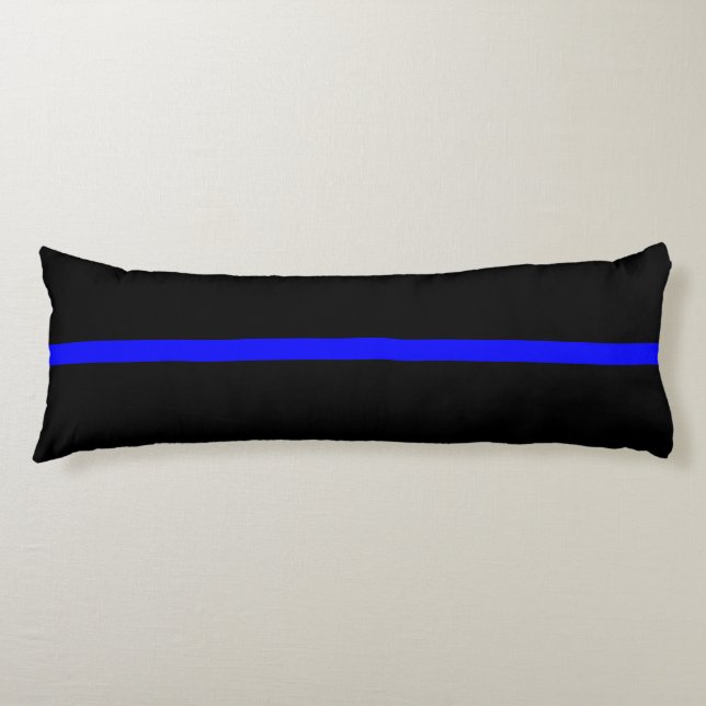 The Symbolic Thin Blue Line Concept Body Pillow (Front)