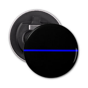 The Symbolic Thin Blue Line Concept Bottle Opener