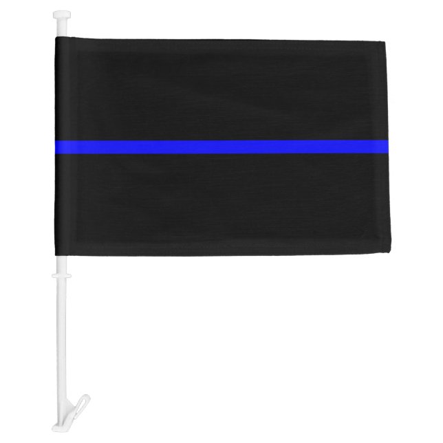 The Symbolic Thin Blue Line Concept Car Flag (Front)