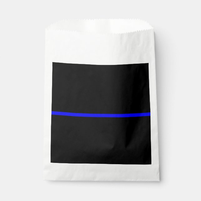 The Symbolic Thin Blue Line Concept Favor Bag (Front)
