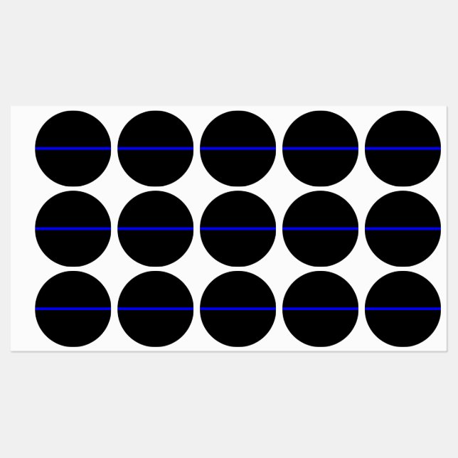 The Symbolic Thin Blue Line Concept Labels (Sheet)