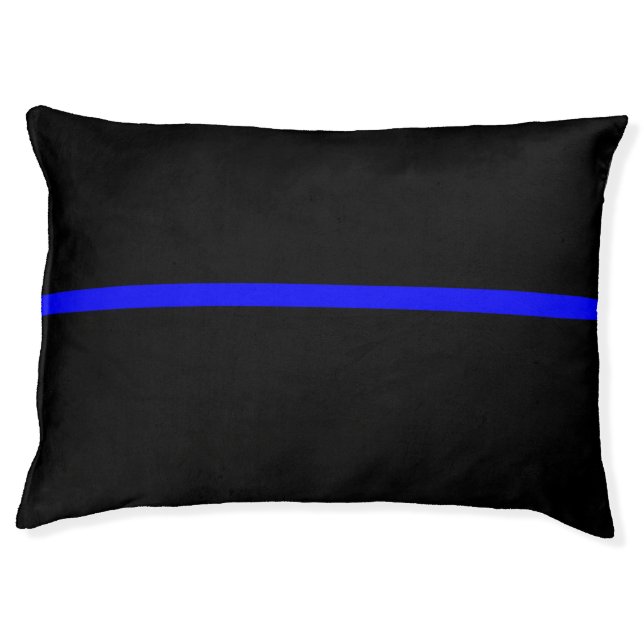 The Symbolic Thin Blue Line Concept Pet Bed (Front)