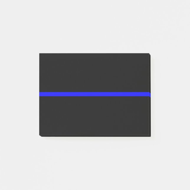 The Symbolic Thin Blue Line Concept Post-it Notes (Front)
