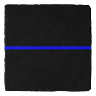 The Symbolic Thin Blue Line Concept Trivet