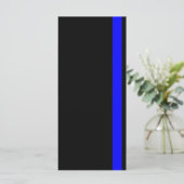 The Symbolic Thin Blue Line Decor (Standing Front)