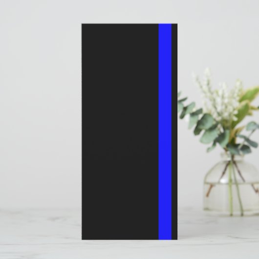 The Symbolic Thin Blue Line Decor (Standing Front)