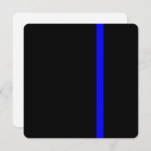 The Symbolic Thin Blue Line Decor (Front/Back)