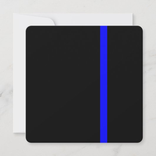 The Symbolic Thin Blue Line Decor (Front)