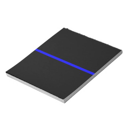 The Symbolic Thin Blue Line Decor Notepad