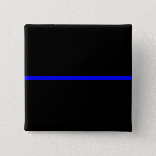 The Symbolic Thin Blue Line Decor Pinback Button