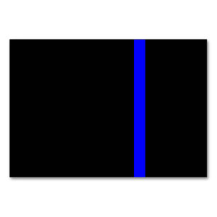 The Symbolic Thin Blue Line Decor Table Number