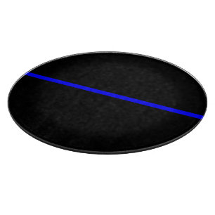 The Symbolic Thin Blue Line Graphic Cutting Board