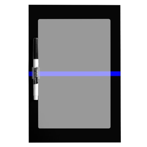 The Symbolic Thin Blue Line Graphic Dry_Erase Board