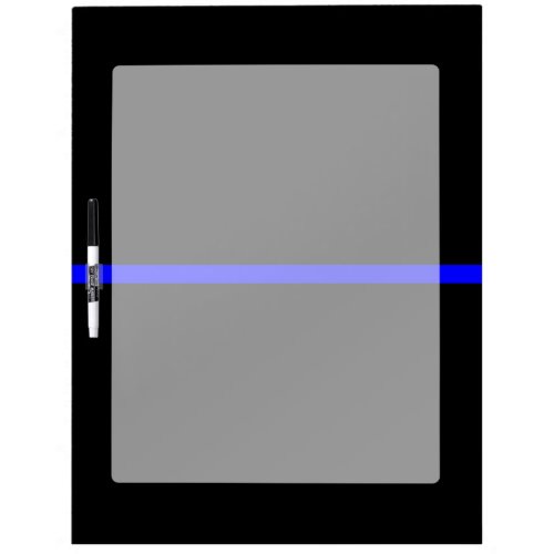The Symbolic Thin Blue Line Graphic Dry_Erase Board