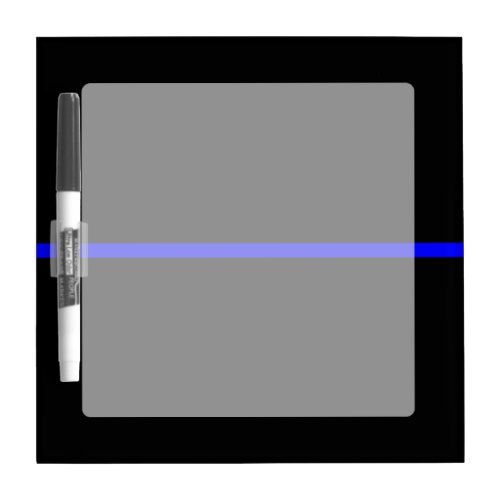 The Symbolic Thin Blue Line Graphic Dry Erase Board