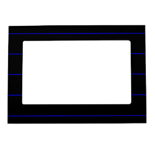 The Symbolic Thin Blue Line Graphic Magnetic Frame