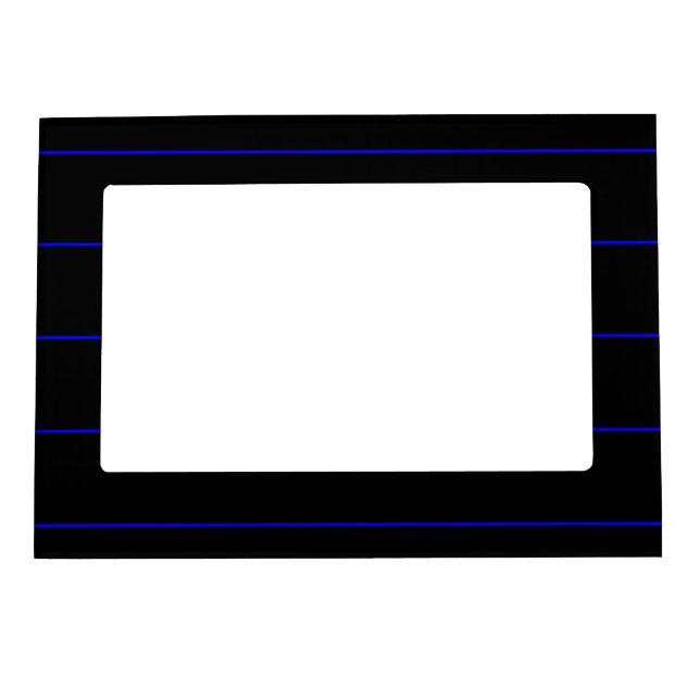 The Symbolic Thin Blue Line Graphic Magnetic Frame (Front)