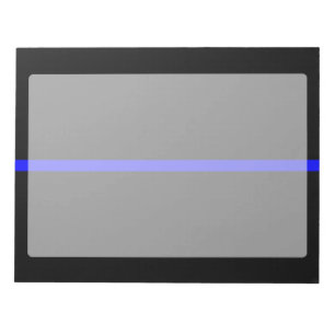 The Symbolic Thin Blue Line Graphic Notepad
