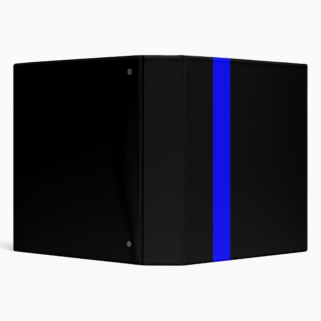 The Symbolic Thin Blue Line on Black Binder (Background)