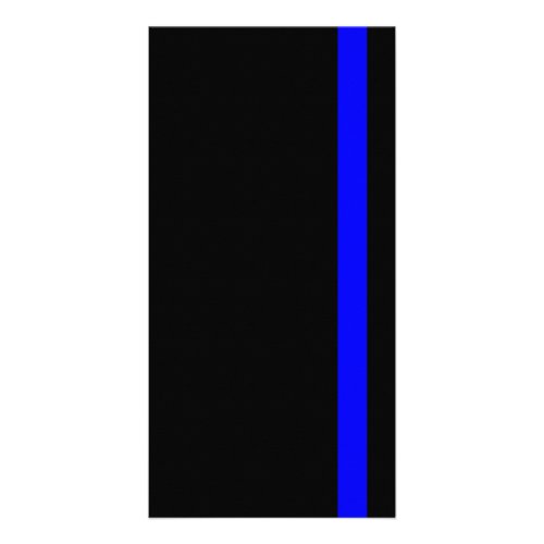 The Symbolic Thin Blue Line on Black Card