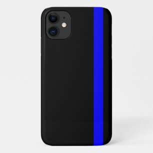 The Symbolic Thin Blue Line on Black iPhone 11 Case