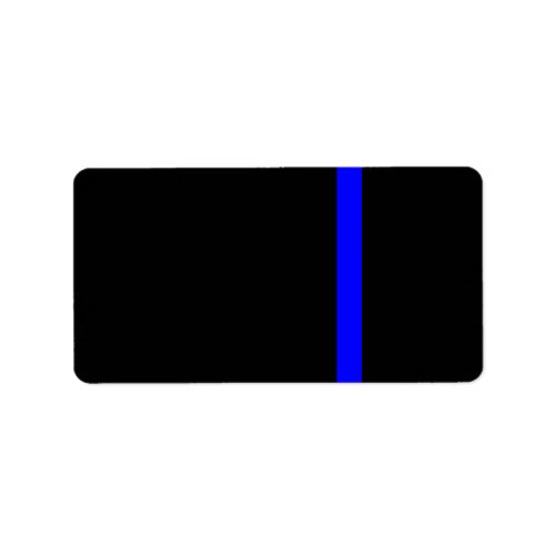 The Symbolic Thin Blue Line on Black Label